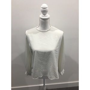 Long Sleeve White Blouse